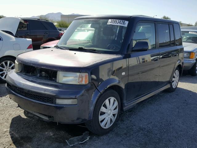 JTLKT324750208552 - 2005 TOYOTA SCION XB ლურჯი ფოტო 2