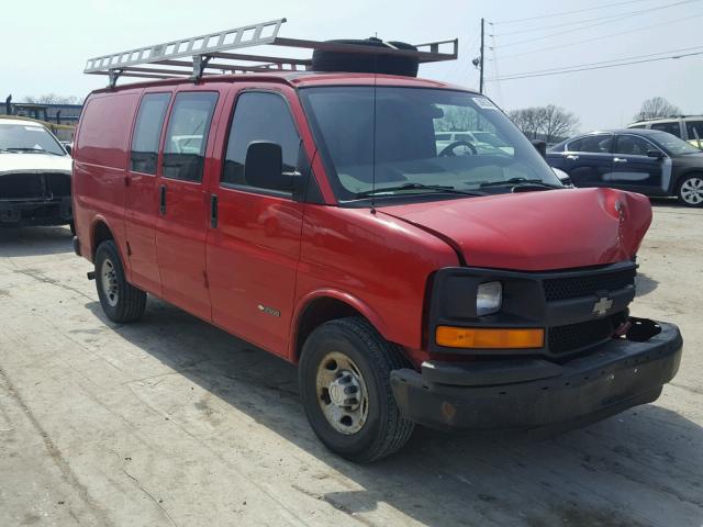 1GCGG25V861164447 - 2006 CHEVROLET EXPRESS G2 RED photo 1