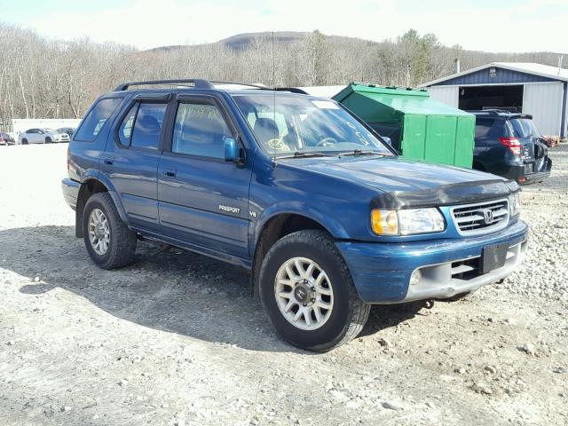 4S6DM58W1Y4402600 - 2000 HONDA PASSPORT E BLUE photo 1