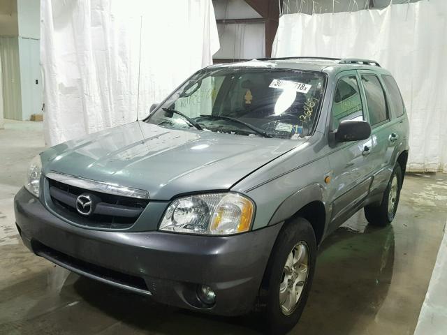 4F2YZ94103KM34346 - 2003 MAZDA TRIBUTE LX GREEN photo 2