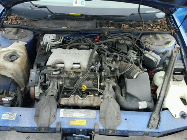 1G2WJ12M5SF305267 - 1995 PONTIAC GRAND PRIX ლურჯი ფოტო 7