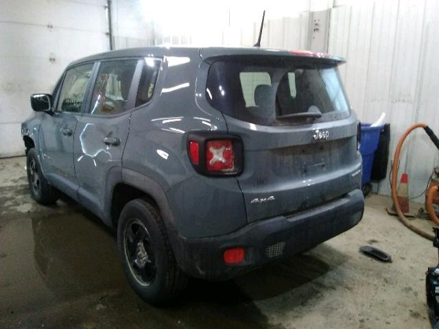 ZACCJBAB7HPG43974 - 2017 JEEP RENEGADE S 银色 照片 3