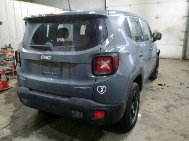 ZACCJBAB7HPG43974 - 2017 JEEP RENEGADE S 银色 照片 4