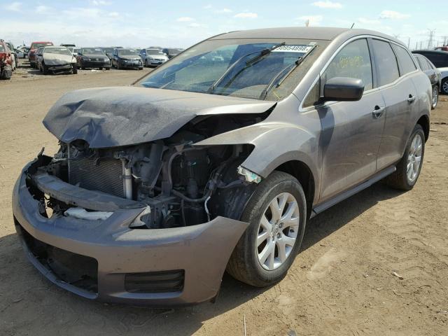 JM3ER293280185367 - 2008 MAZDA CX-7 GRAY photo 2