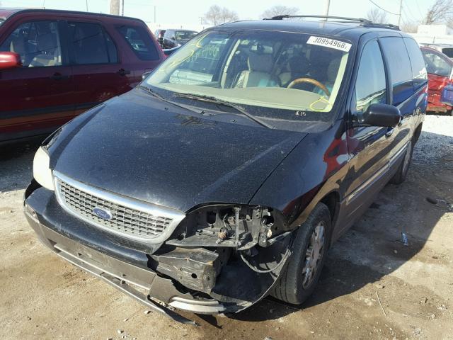 2FMDA58463BA91454 - 2003 FORD WINDSTAR L BLACK photo 2