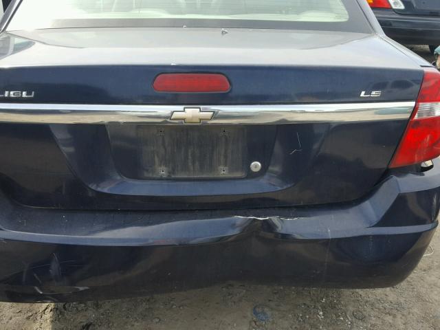 1G1ZS58F57F236036 - 2007 CHEVROLET MALIBU LS BLUE photo 10