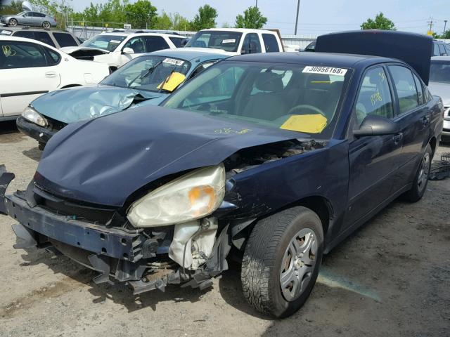 1G1ZS58F57F236036 - 2007 CHEVROLET MALIBU LS BLUE photo 2