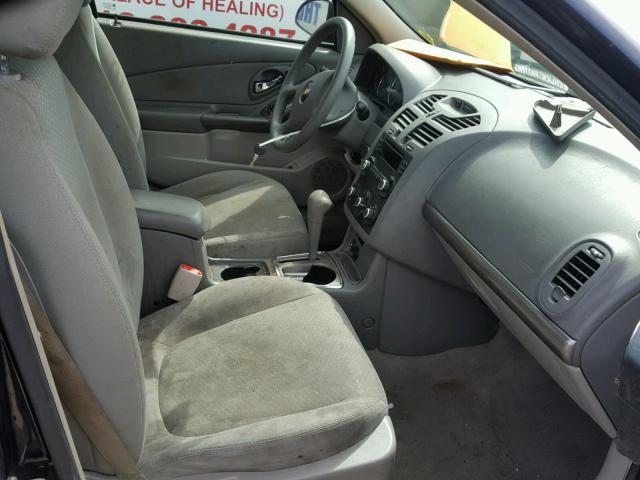 1G1ZS58F57F236036 - 2007 CHEVROLET MALIBU LS BLUE photo 5