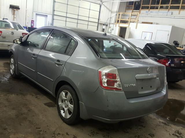 3N1AB61E38L744561 - 2008 NISSAN SENTRA 2.0 SILVER photo 3