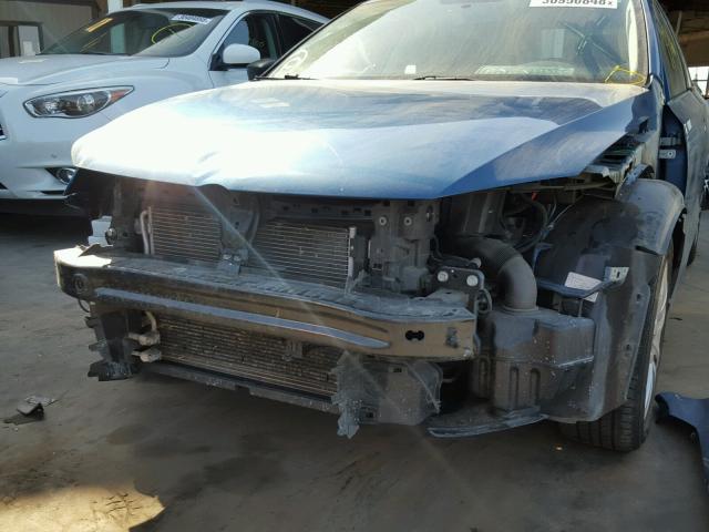 3VW2K7AJ6FM223746 - 2015 VOLKSWAGEN JETTA BASE Կապույտ լուսանկար 9