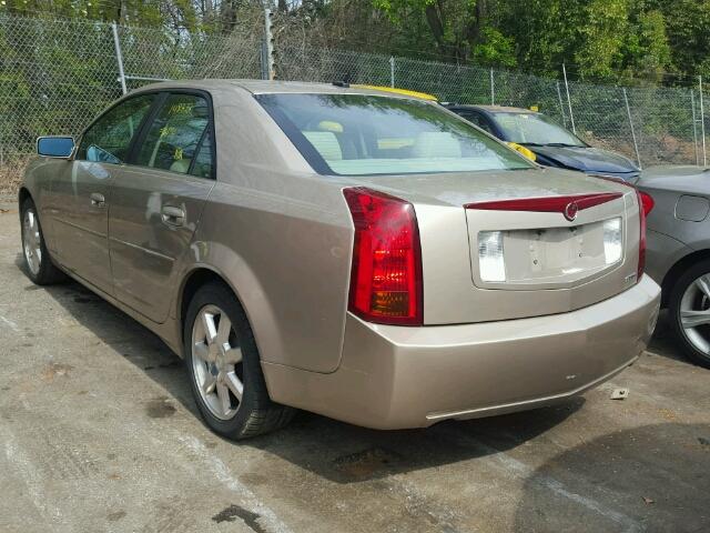 1G6DP567450236482 - 2005 CADILLAC CTS HI FEA GOLD photo 3