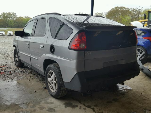 3G7DB03E44S593622 - 2004 PONTIAC AZTEK GRAY photo 3