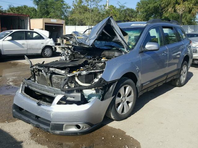 4S4BRBAC8C3210539 - 2012 SUBARU OUTBACK 2. SILVER photo 2