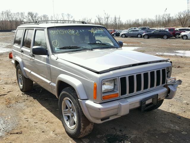 1J4FF58S61L514831 - 2001 JEEP CHEROKEE C SILVER photo 1