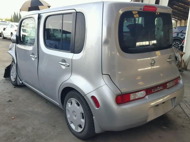 JN8AZ2KR2BT200918 - 2011 NISSAN CUBE BASE SILVER photo 3