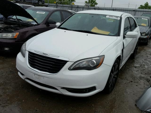 1C3CCBBG4DN751741 - 2013 CHRYSLER 200 TOURIN WHITE photo 2