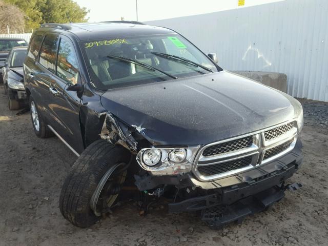 1C4SDJDT2DC672797 - 2013 DODGE DURANGO CR BLACK photo 1