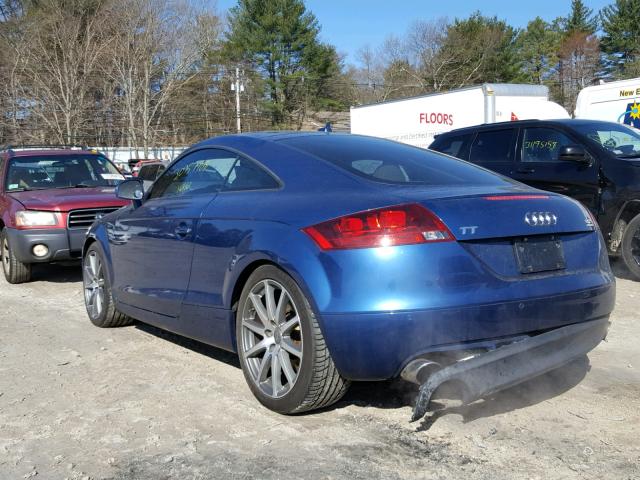 TRUDD38J481005623 - 2008 AUDI TT 3.2 QUA BLUE photo 3