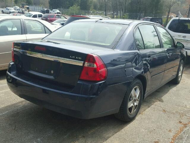 1G1ZT54844F223097 - 2004 CHEVROLET MALIBU LS Mavi foto 4