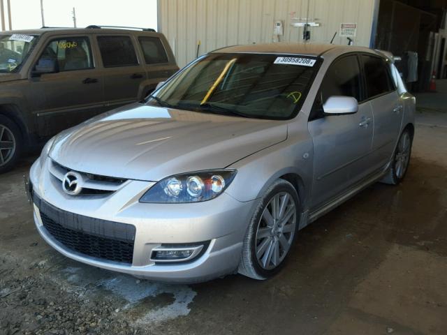 JM1BK34L981809494 - 2008 MAZDA SPEED 3 SILVER photo 2