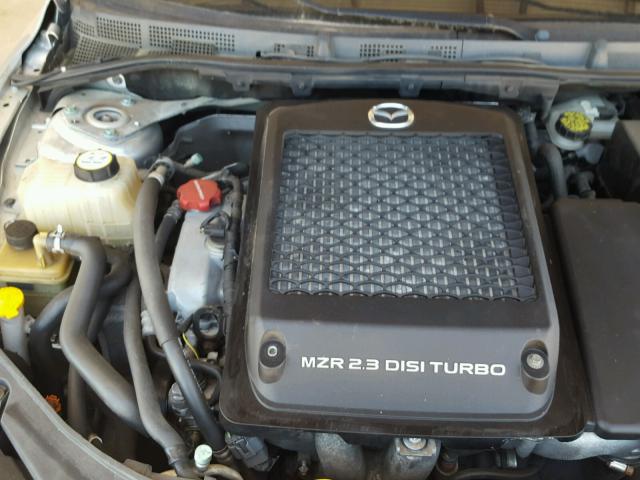 JM1BK34L981809494 - 2008 MAZDA SPEED 3 SILVER photo 7