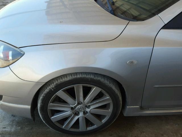 JM1BK34L981809494 - 2008 MAZDA SPEED 3 SILVER photo 9