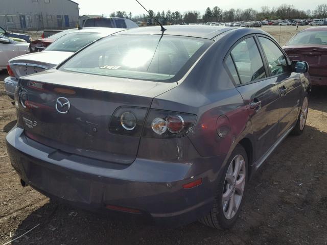 JM1BK324481818549 - 2008 MAZDA 3 S BLUE photo 4