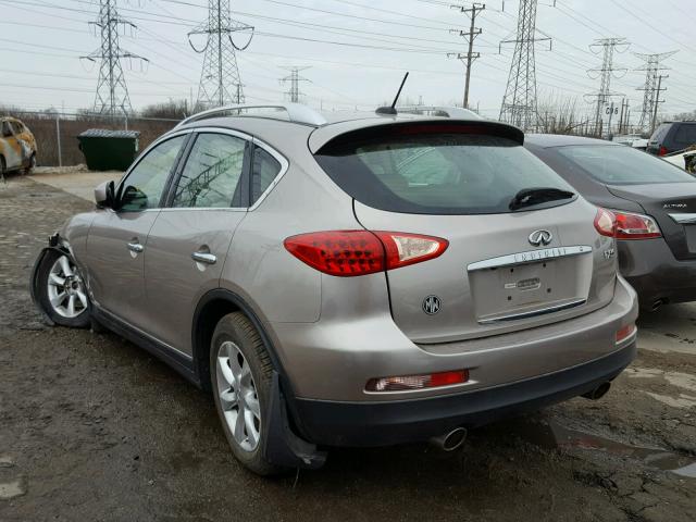 JNKAJ09F89M950488 - 2009 INFINITI EX35 BASE BEIGE photo 3