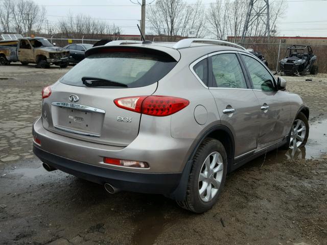 JNKAJ09F89M950488 - 2009 INFINITI EX35 BASE BEIGE photo 4