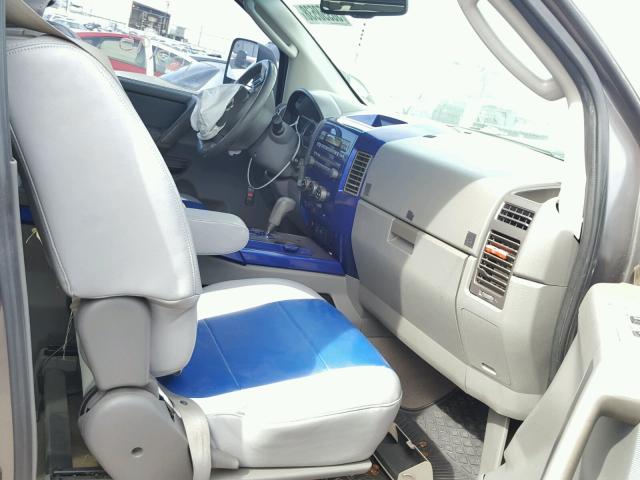 1N6AA07B27N207072 - 2007 NISSAN TITAN XE TWO TONE photo 5