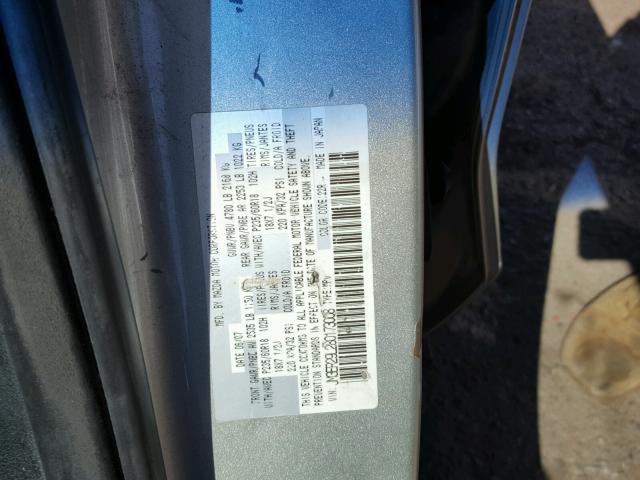 JM3ER29L280173008 - 2008 MAZDA CX-7 SILVER photo 10