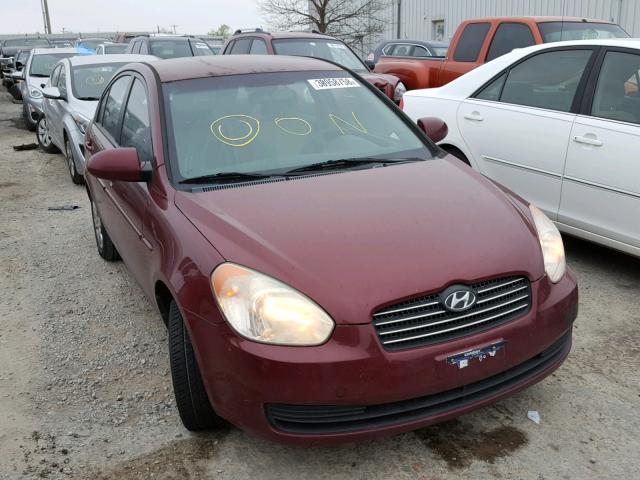 KMHCN46C29U306383 - 2009 HYUNDAI ACCENT GLS BURGUNDY photo 1