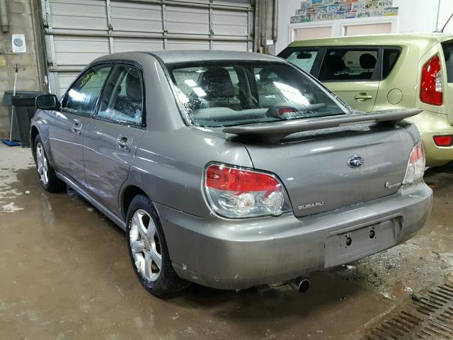 JF1GD67616H525827 - 2006 SUBARU IMPREZA 2. GRAY photo 3