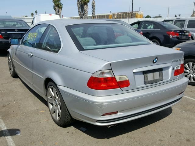 WBABN33472JW60816 - 2002 BMW 325 CI SILVER photo 3