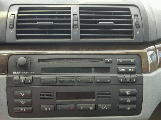 WBABN33472JW60816 - 2002 BMW 325 CI SILVER photo 9