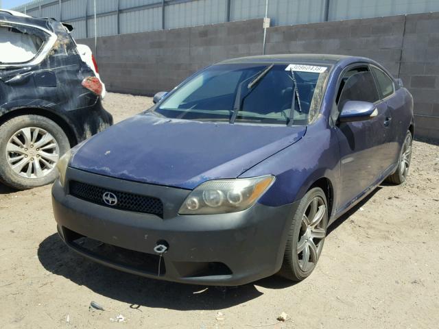 JTKDE167380258692 - 2008 TOYOTA SCION TC BLUE photo 2