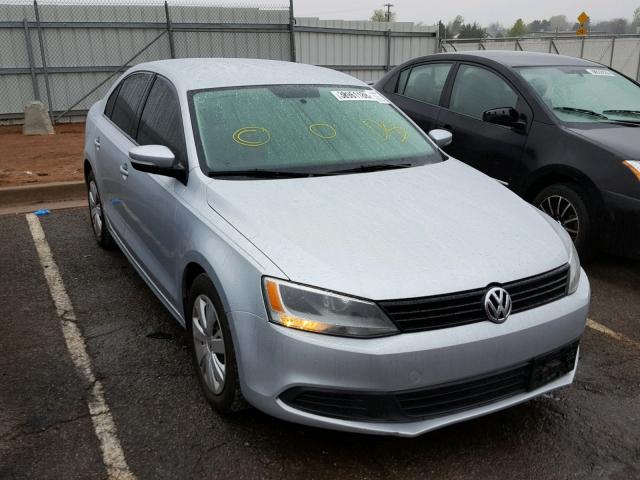 3VWBP7AJ5CM334835 - 2012 VOLKSWAGEN JETTA SE SILVER photo 1