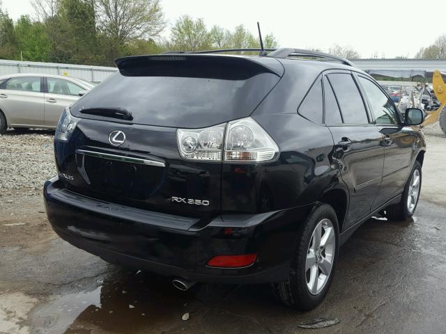 JTJGK31U470006161 - 2007 LEXUS RX 350 BLACK photo 4