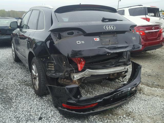 WA1KK78R09A039185 - 2009 AUDI Q5 3.2 BLACK photo 3