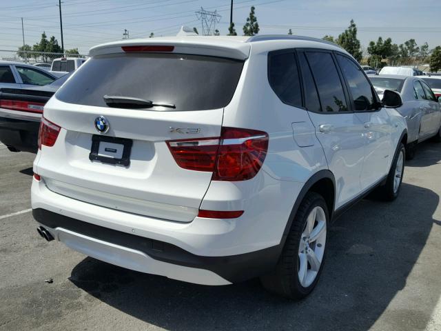 5UXWZ7C3XH0V90670 - 2017 BMW X3 SDRIVE2 WHITE photo 4