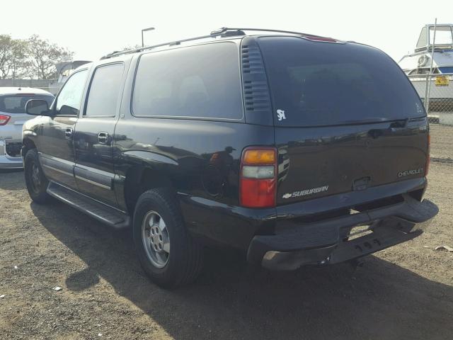 3GNEC16T93G154508 - 2003 CHEVROLET SUBURBAN C BLACK photo 3