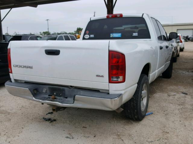 1D7HA18N33S139690 - 2003 DODGE RAM 1500 S WHITE photo 4