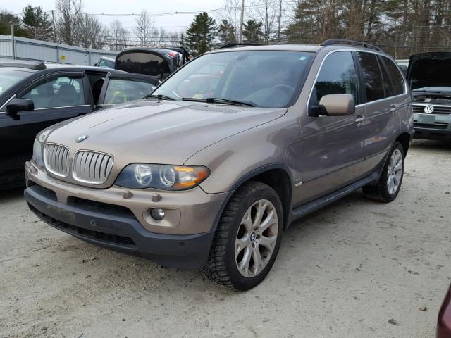 5UXFB53505LV16422 - 2005 BMW X5 4.4I TAN photo 2