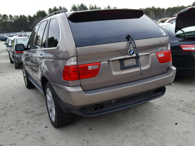 5UXFB53505LV16422 - 2005 BMW X5 4.4I TAN photo 3