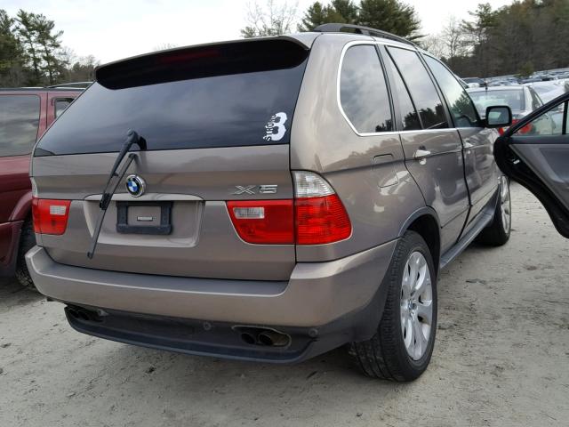 5UXFB53505LV16422 - 2005 BMW X5 4.4I TAN photo 4