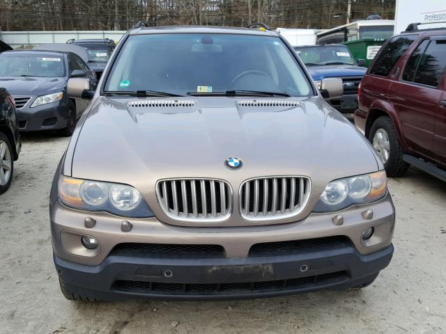 5UXFB53505LV16422 - 2005 BMW X5 4.4I TAN photo 9