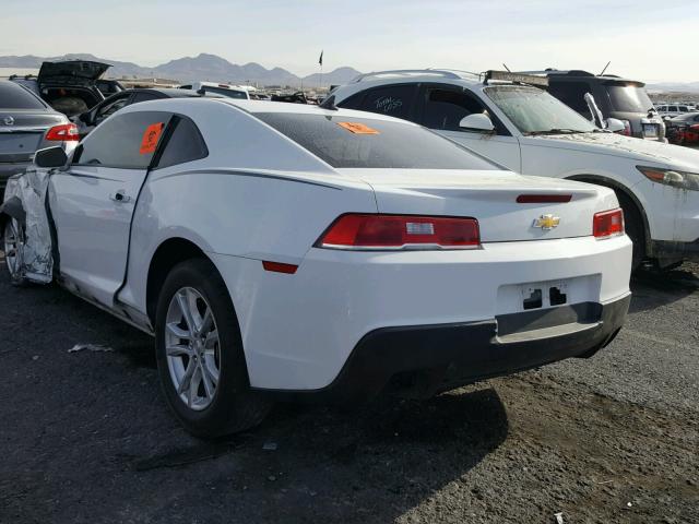 2G1FB1E34E9295297 - 2014 CHEVROLET CAMARO LT WHITE photo 3