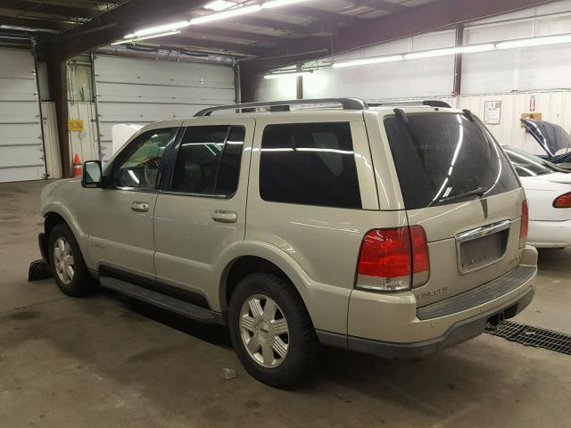 5LMEU78H83ZJ09151 - 2003 LINCOLN AVIATOR BEIGE photo 3