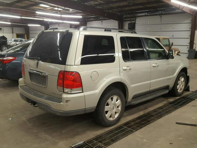 5LMEU78H83ZJ09151 - 2003 LINCOLN AVIATOR BEIGE photo 4