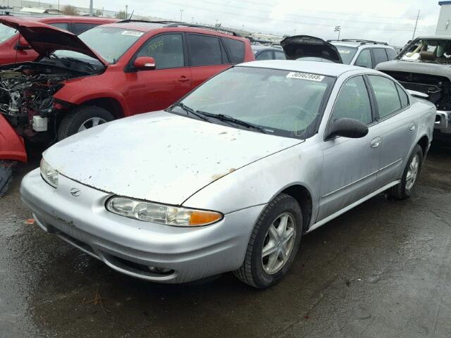 1G3NL52F53C153102 - 2003 OLDSMOBILE ALERO GL SILVER photo 2